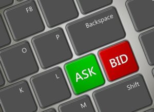 ask bid on keyboard