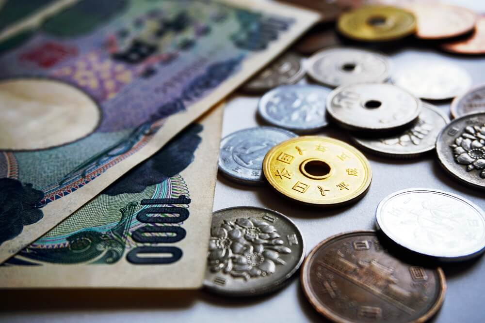 Japanese core machinery, Japanese coins and bills