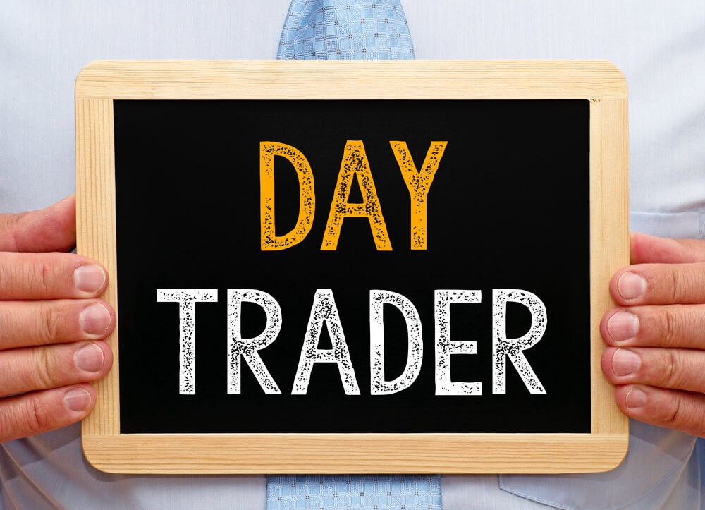 day trader written on board