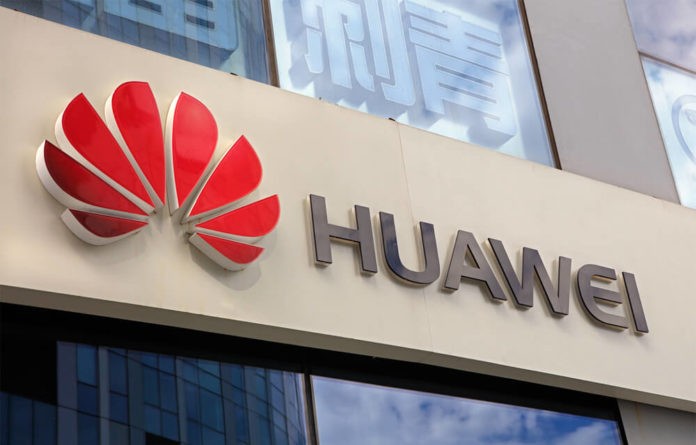 Wibest Broker- Huawei: The front office with logo of the company being displayed.