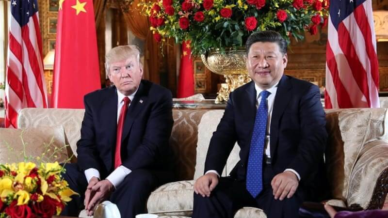 Photo of Trump hosting China’s XI Jinping at his estate in Florida