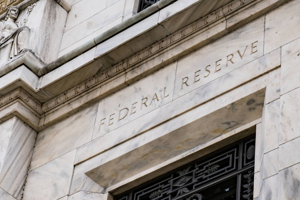 federal reserve, Wibest – Forex Markets: Facade on the Federal Reserve Building.