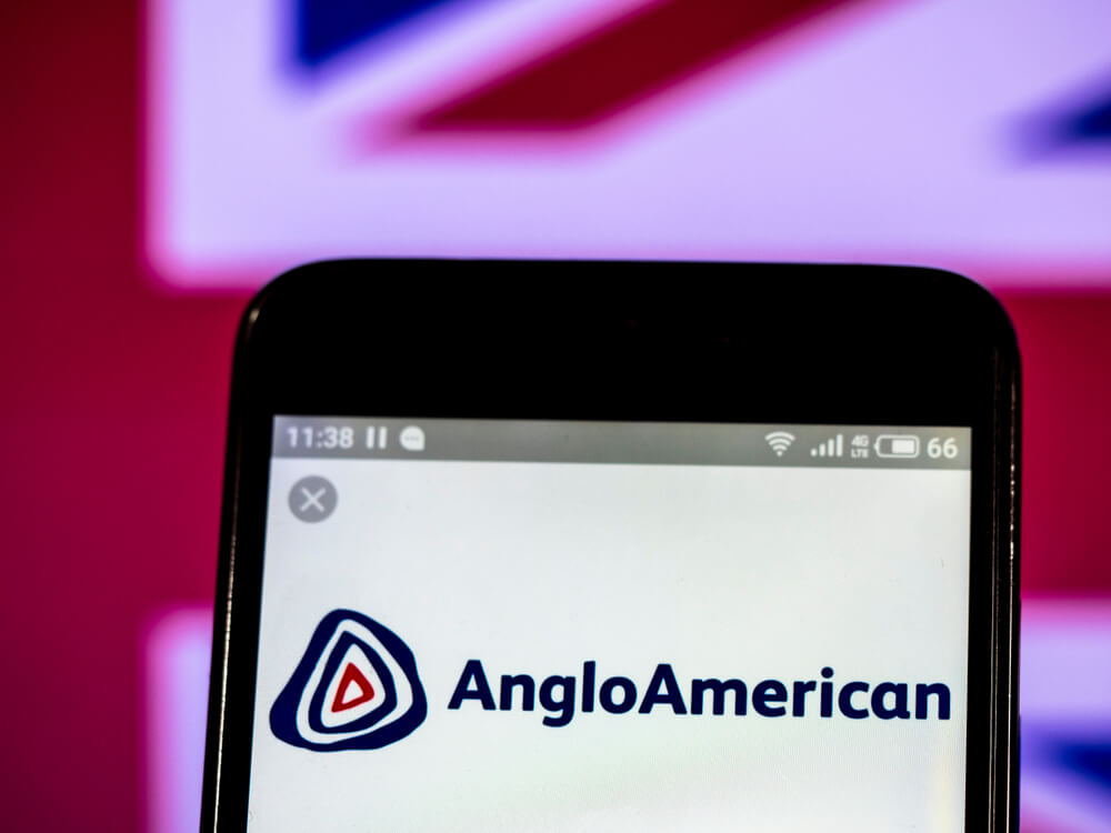 Wibest – Stock news today: Anglo-American PLC logo seen displayed on smart phone.