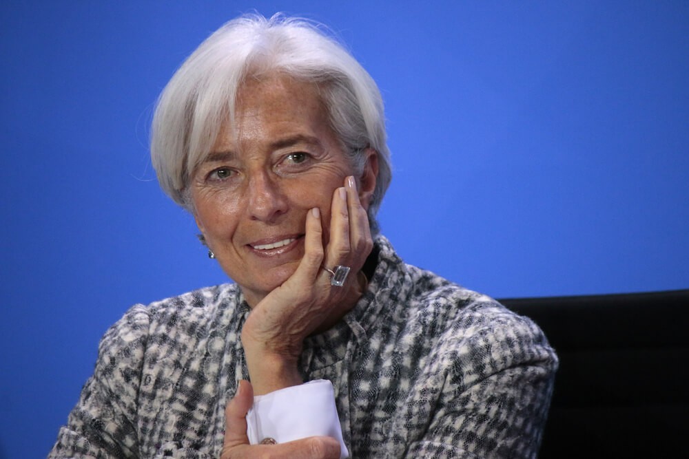 The Managing Director of the International Monetary Fund, Christine Lagarde.