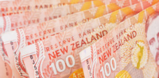 Wibest – NZD USD: One hundred New Zealand dollar bills.