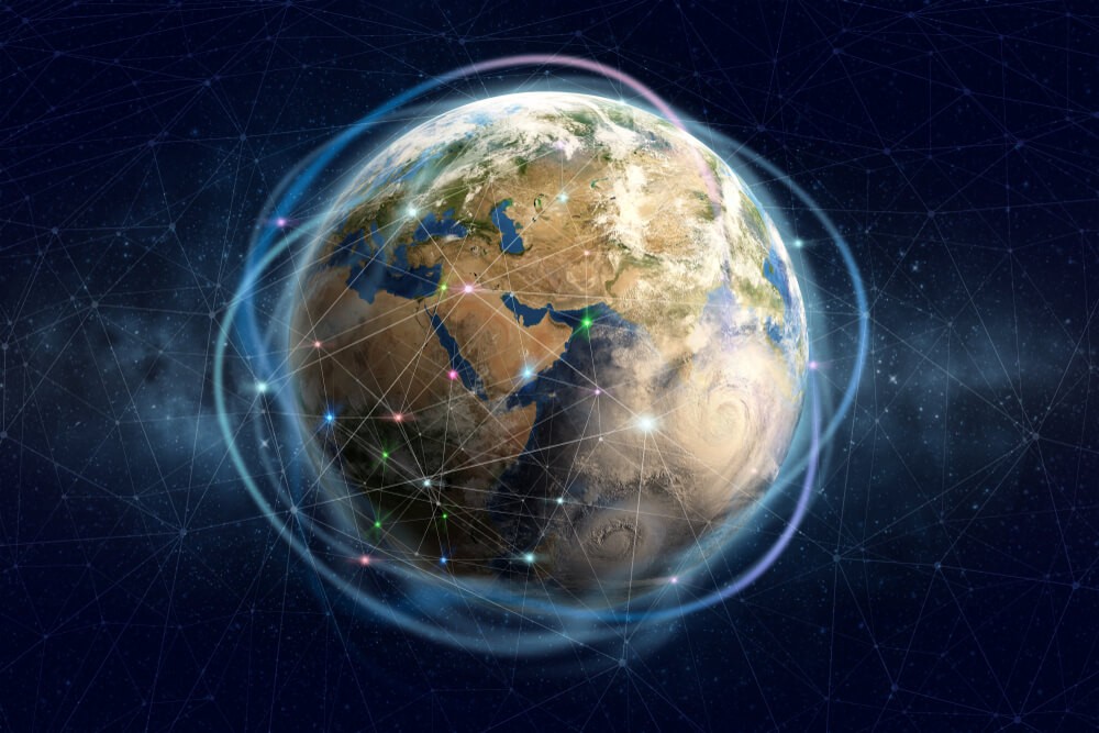 Terra: Futuristic Global information network of the planet earth.