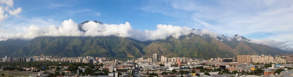 Petroleum: Skyline of Caracas city, capital city of Venezuela.