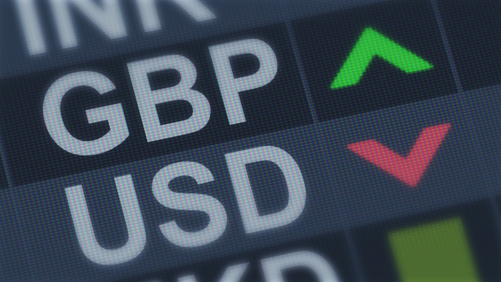 Wibest – GBP USD exchange rate: The GBP rising and USD falling in a chart.