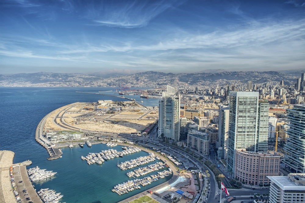 Wibest – Lebanese: An aerial view of Beirut, Lebanon.