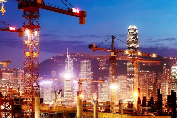 Asian market concept – Asian city under construction – wibestbroker