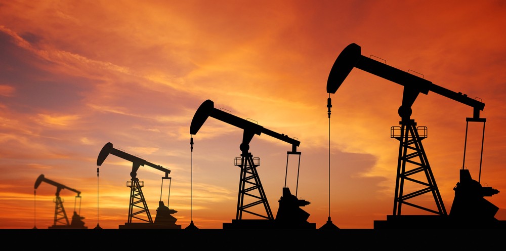 Wibest – OPEC Countries: Oil pump jacks over the sunset.