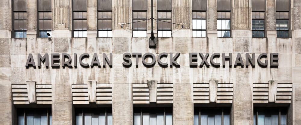 American: American stock exchange sign.