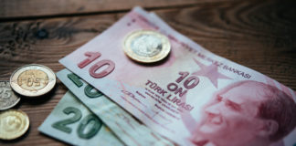 Wibest – Turkish: Turkish Lira coins and bills.