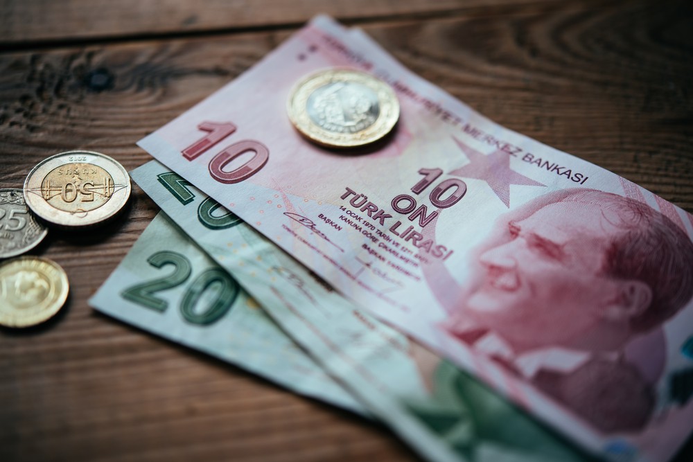 Wibest – Turkish: Turkish Lira coins and bills.