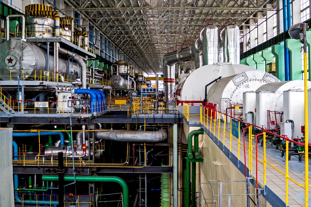Wibest – EDF Paris: Machines inside a nuclear power plant.
