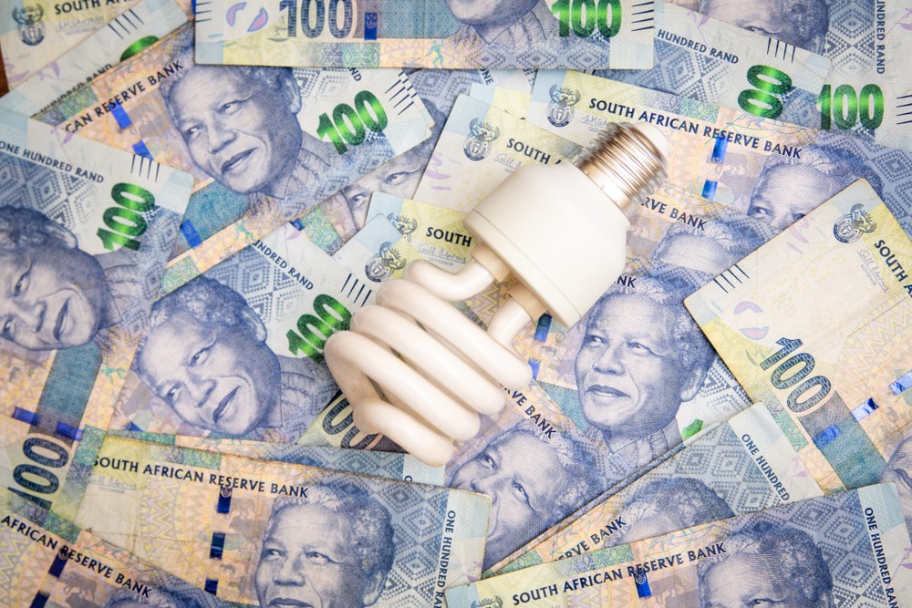 Wibest – South African: South African bills and a light-bulb.