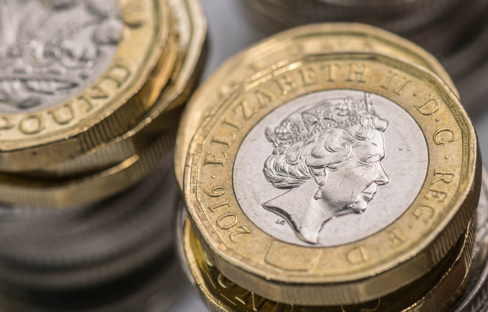 Wibest – Pound Money: British pound coins stacked up.