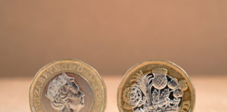 Wibest – Pound Currency: Two pound sterling coins.