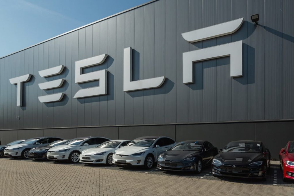 Shares of Tesla