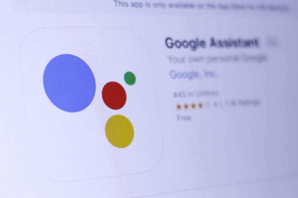Google Assistant app in play store.