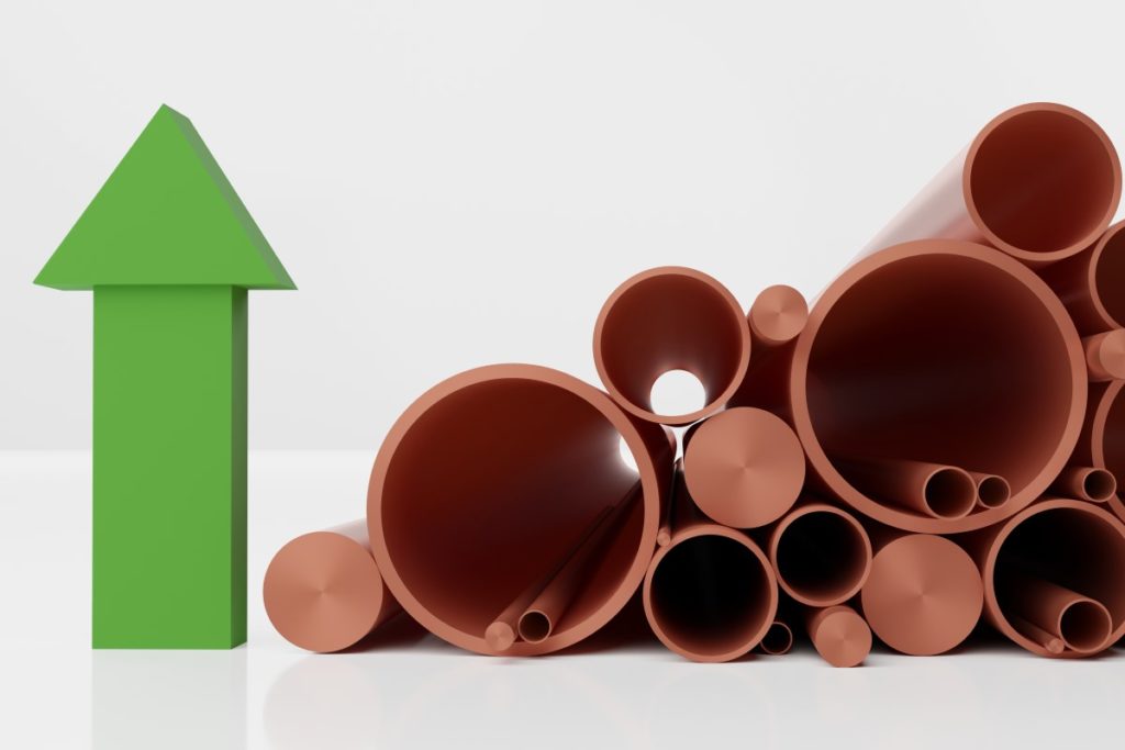 Copper Prices Rise and Rise Strongly