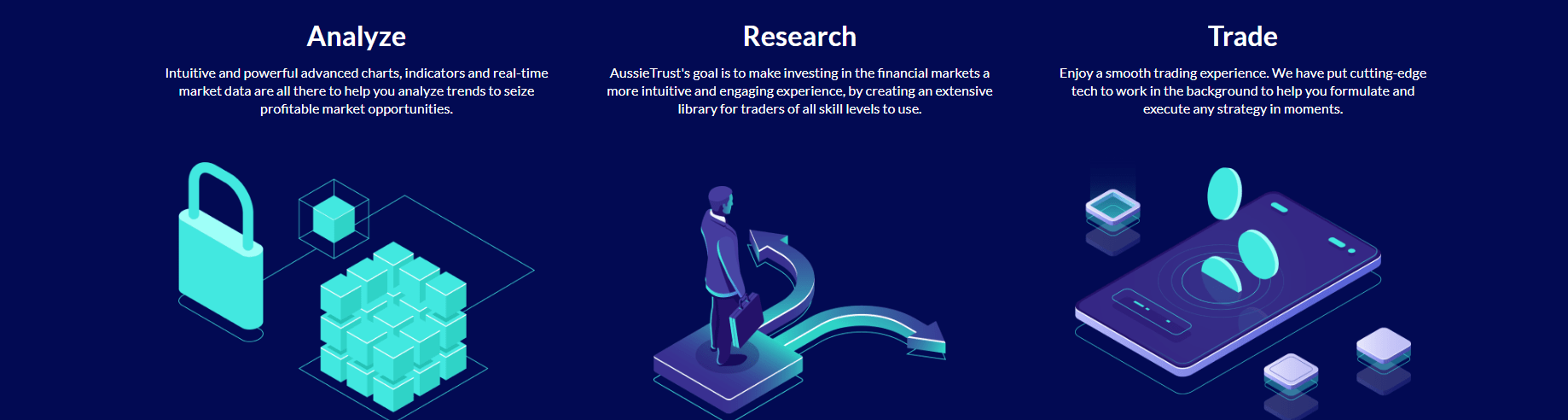 AussieTrust analyze research trade