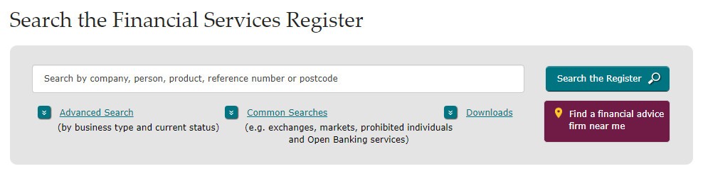 UK regulated brokers - Search the FCA