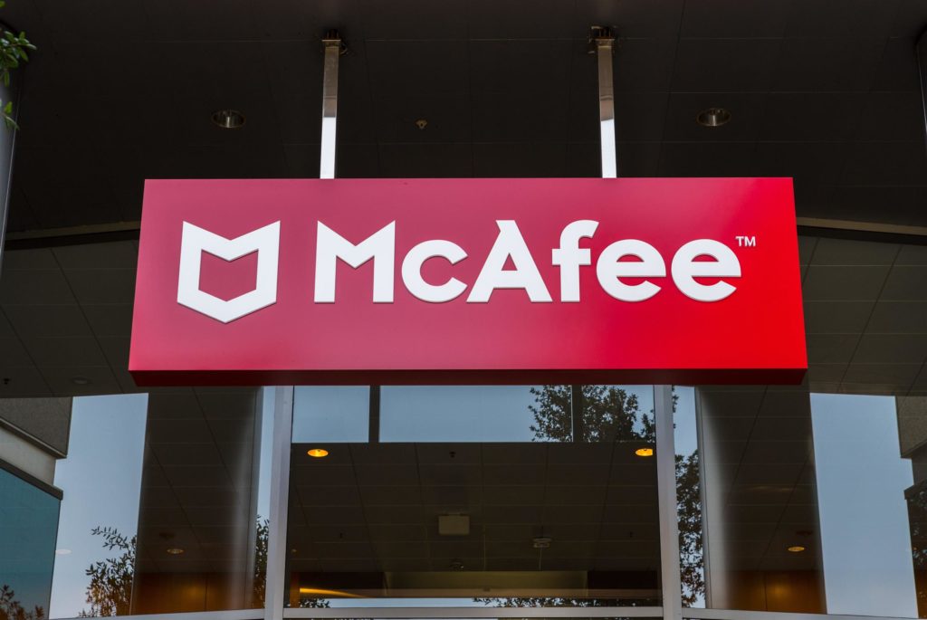 Cybersecurity firm McAfee