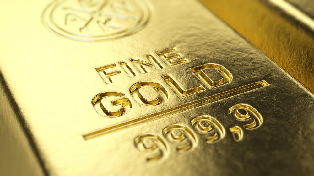 Fine Gold Bar macro