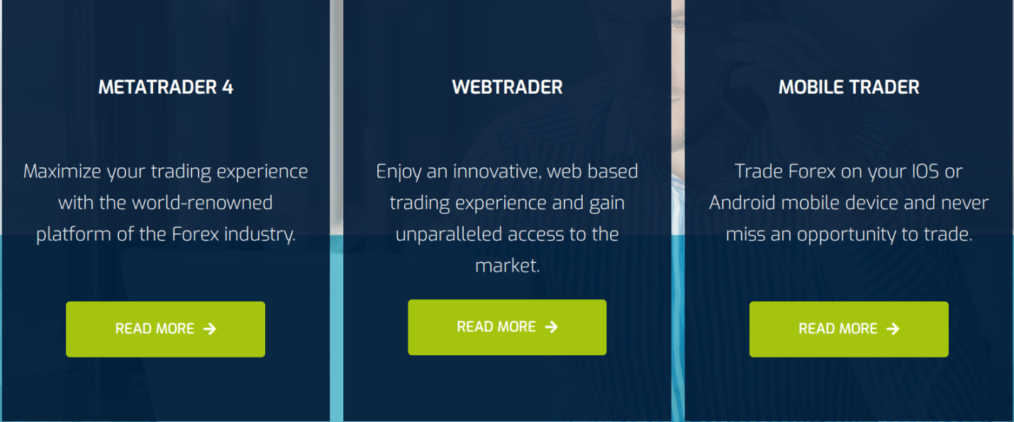 Meta Trader, WebTrader, and Mobile Trader