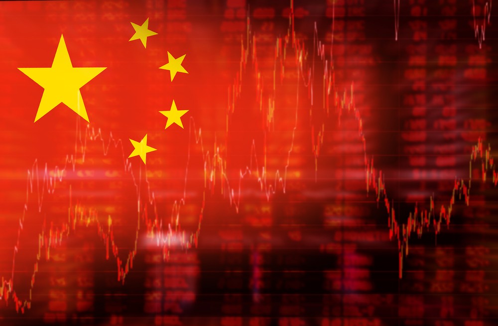 China led Asian stocks down 