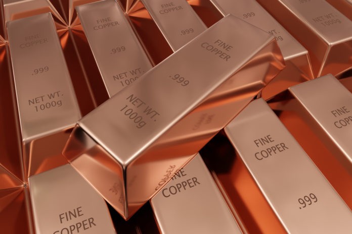 Supply shortage pushes copper higher