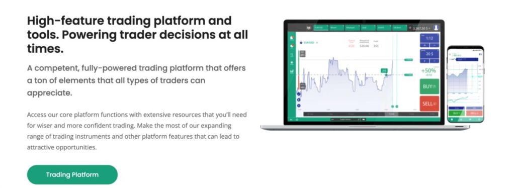 Trading Platform at Greendax