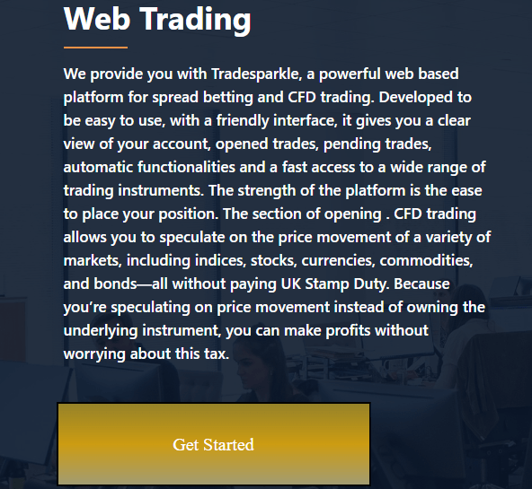 Tradesparkle’s Trading Platform