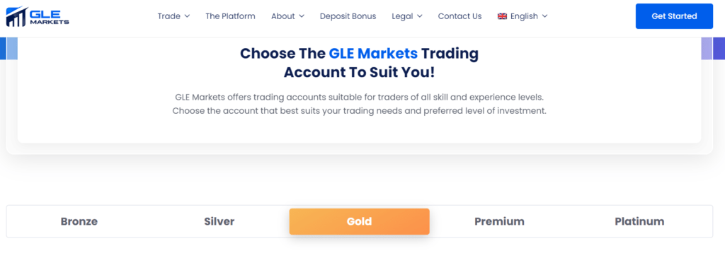 GLE Markets Trading Accounts