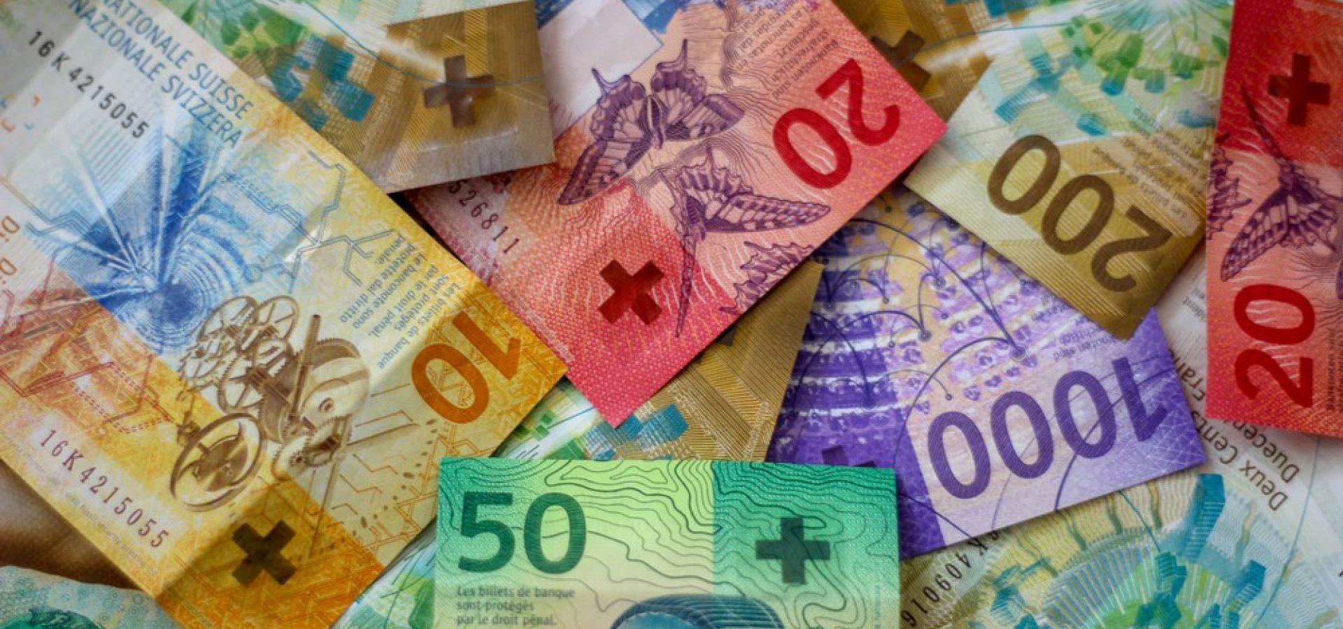 Washington: Swiss franc bills.