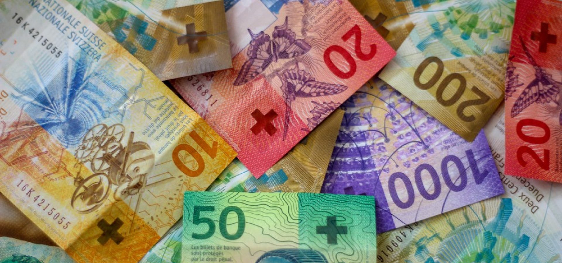 Washington: Swiss franc bills.