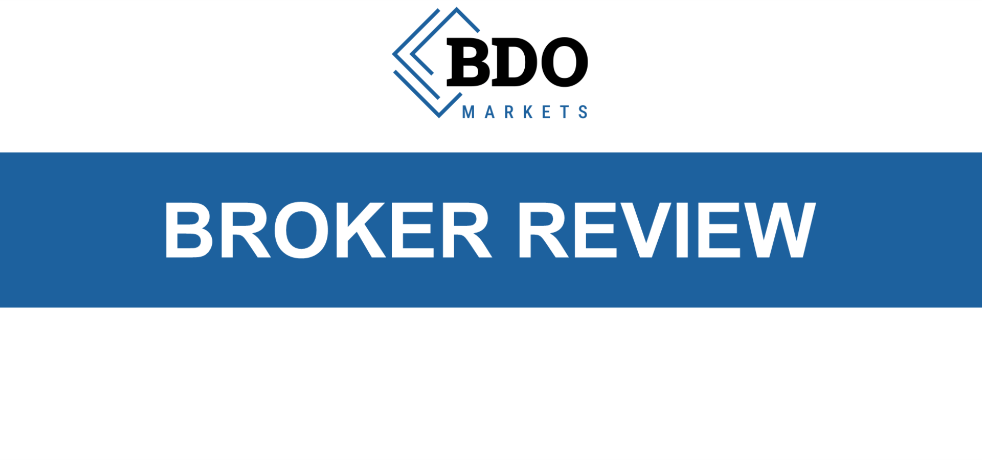 BDOmarkets Review