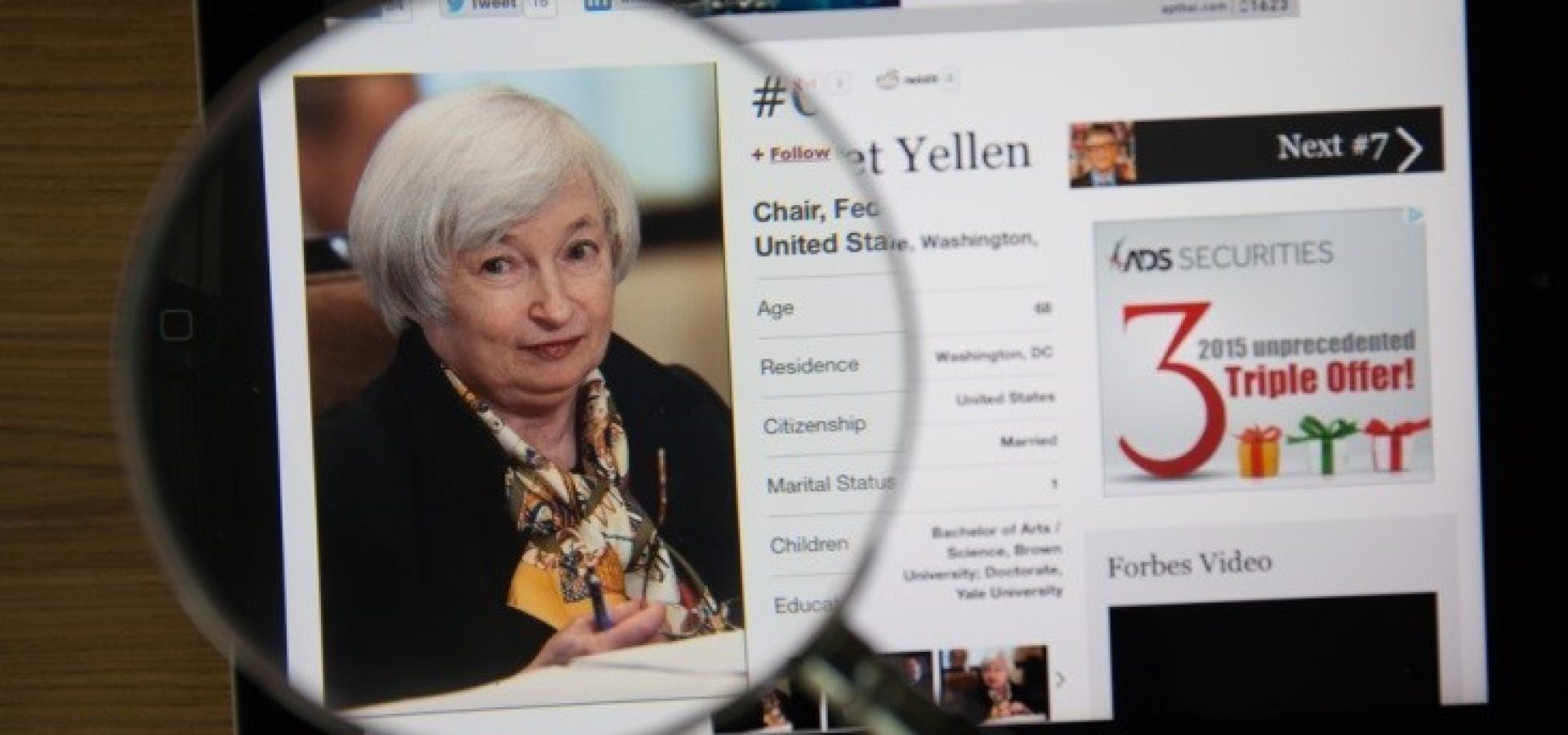 Fed Chief Yellen