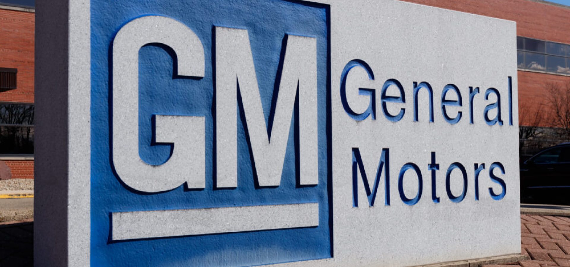 General Motors Logo and Signage.