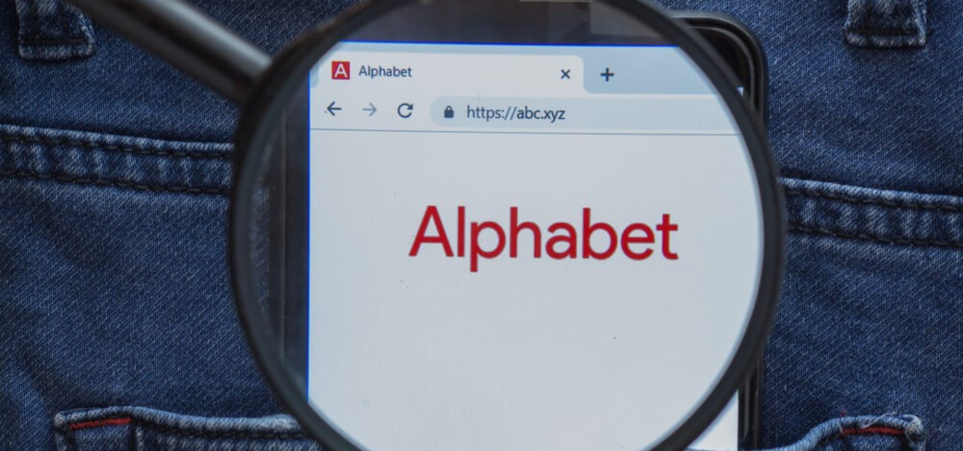 Alphabet: Alphabet Inc website homepage.