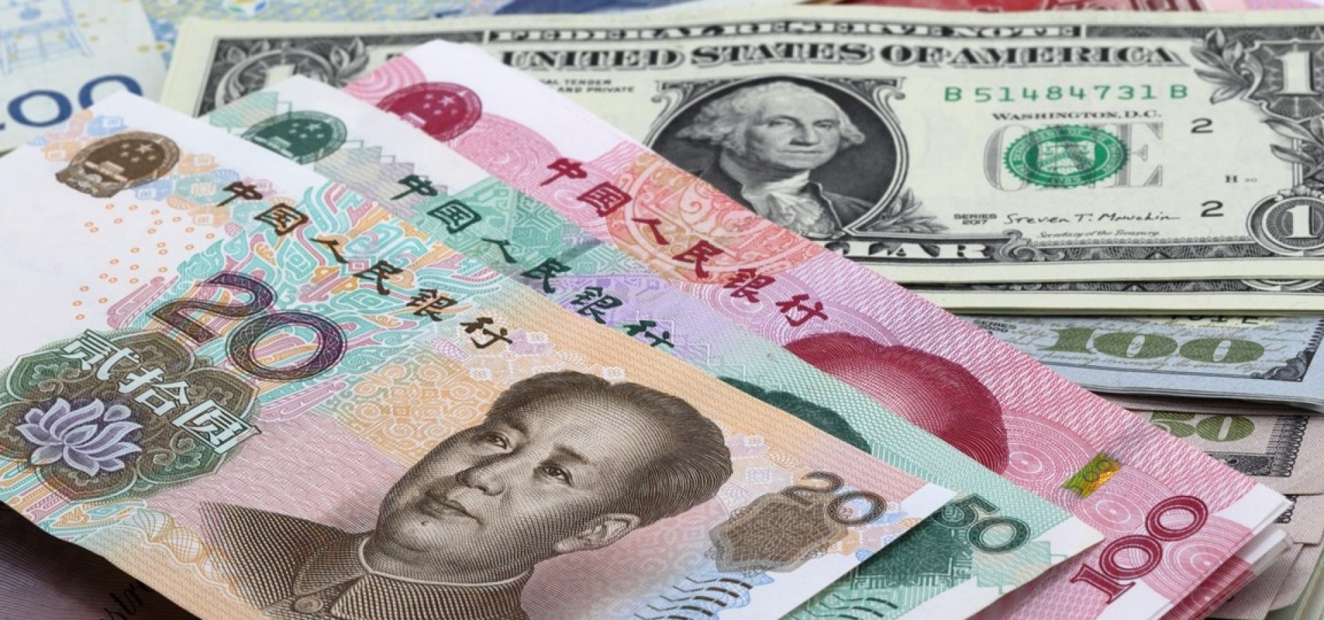 Chinese yuan and U.S dollar