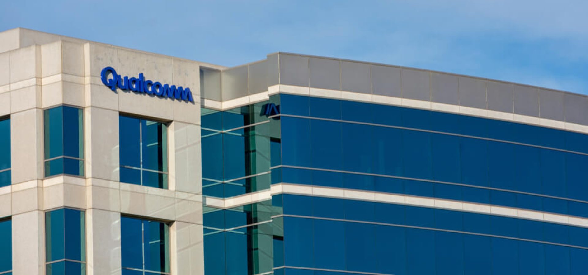 American: Qualcomm sign is seen on company office of San Diego