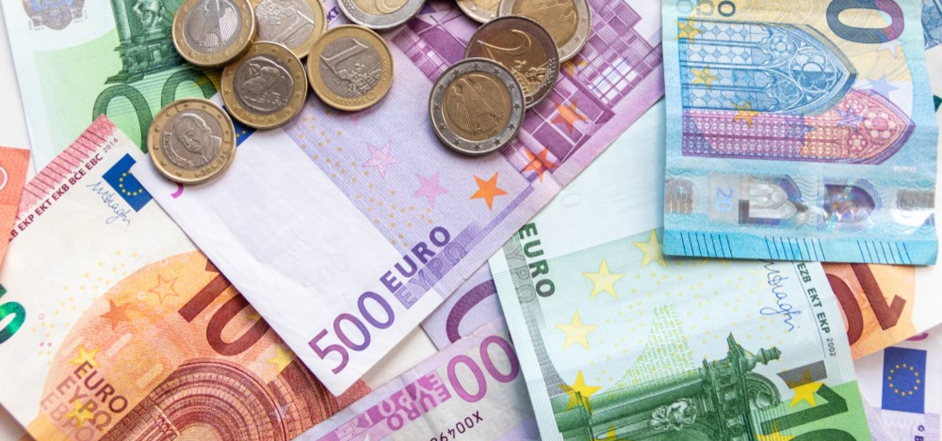 Wibest – German: Euro coins and bills.