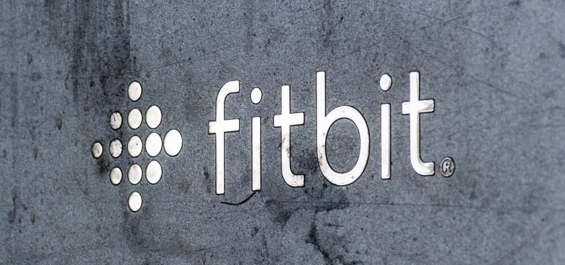 Fitbit logo at their headquarters.