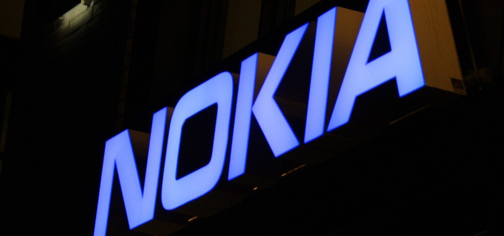 Nokia: The logo of the brand Nokia.