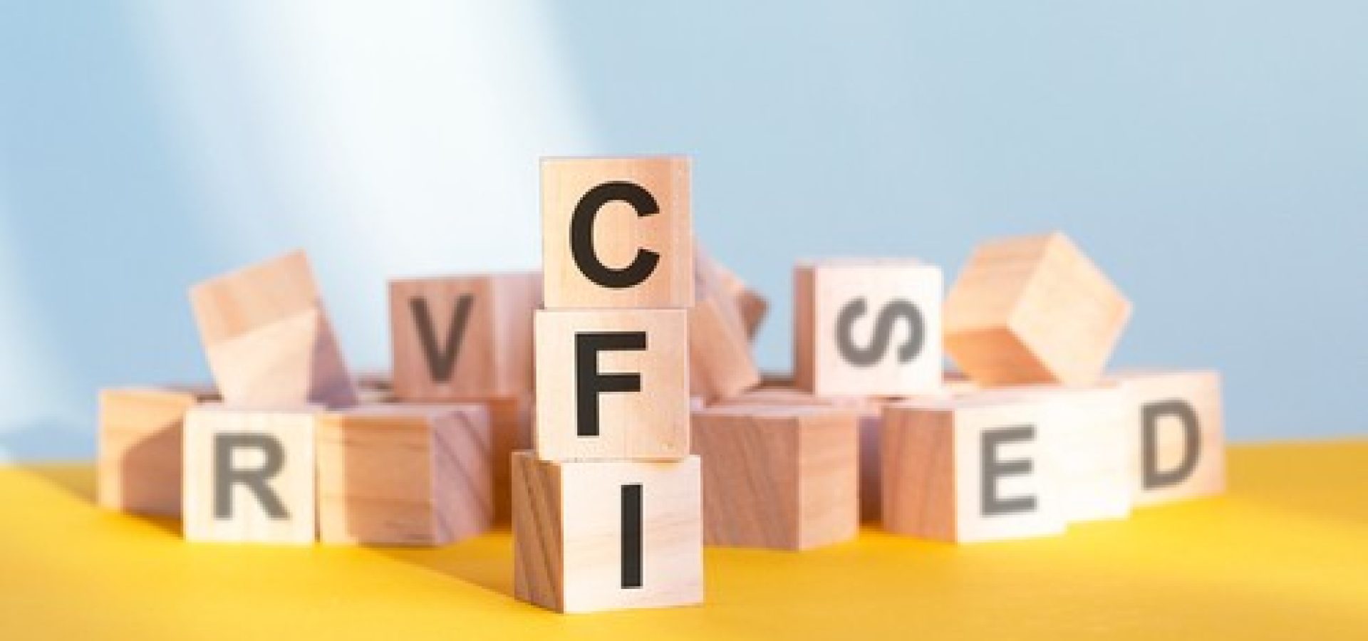Cfi,Written,On,Wooden,Cubes,-,Arranged,In,A,Vertical