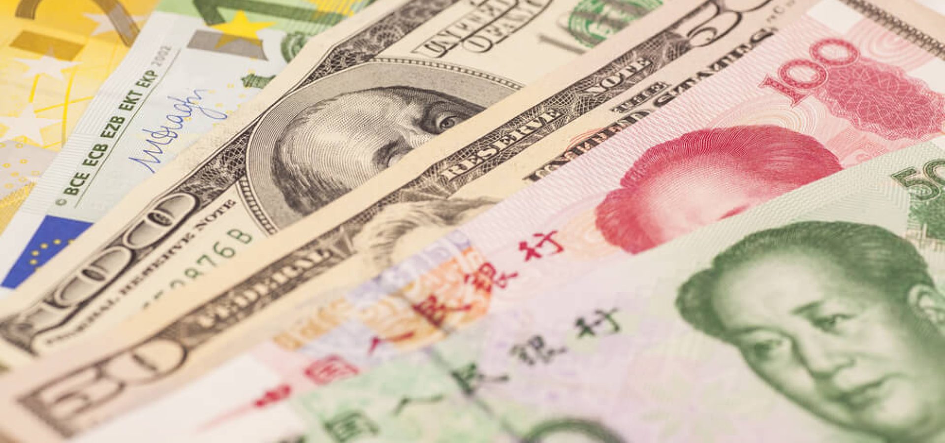 Wibest – Currency: Dollar, Yuan and Euro notes.