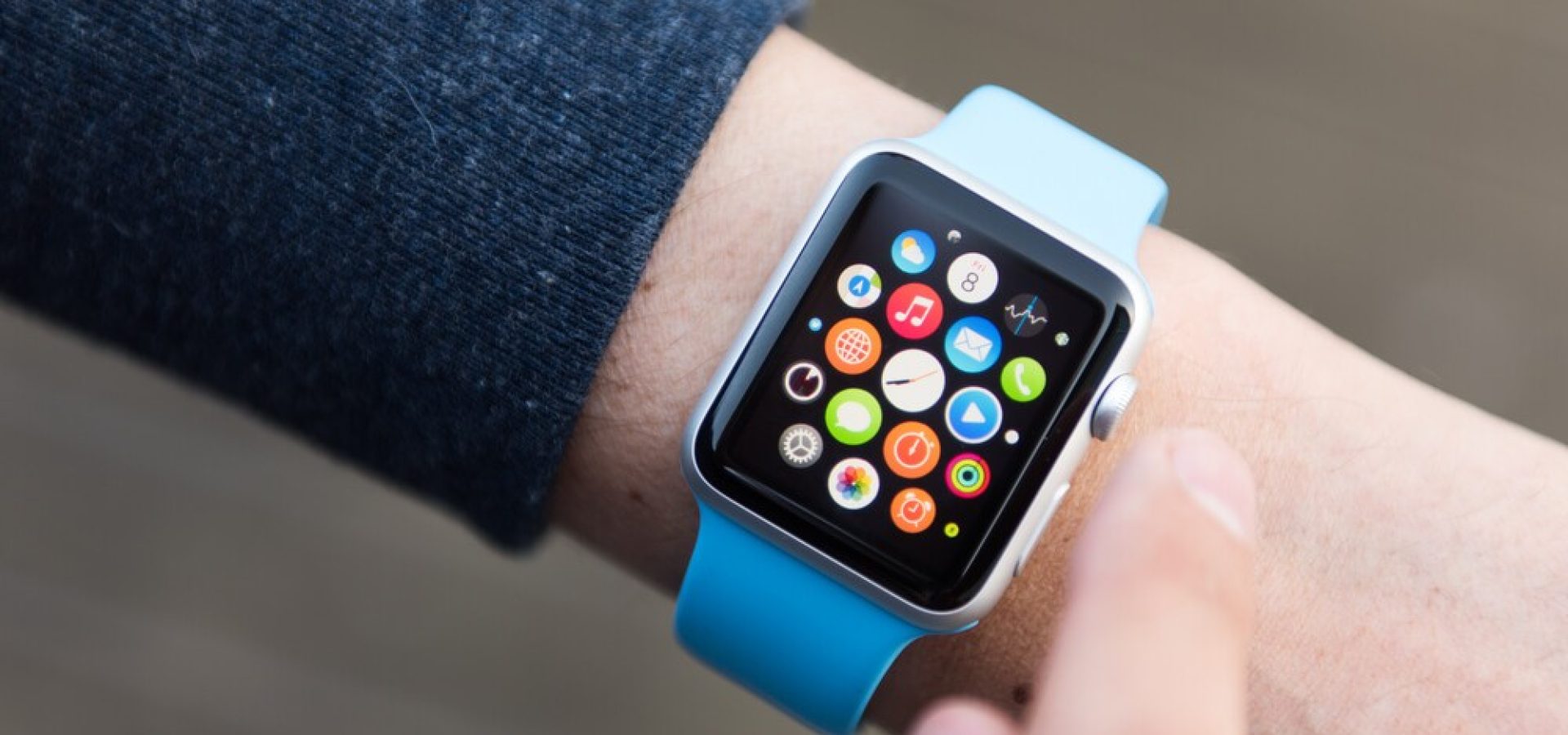 Valve: Man Using App on Apple Watch