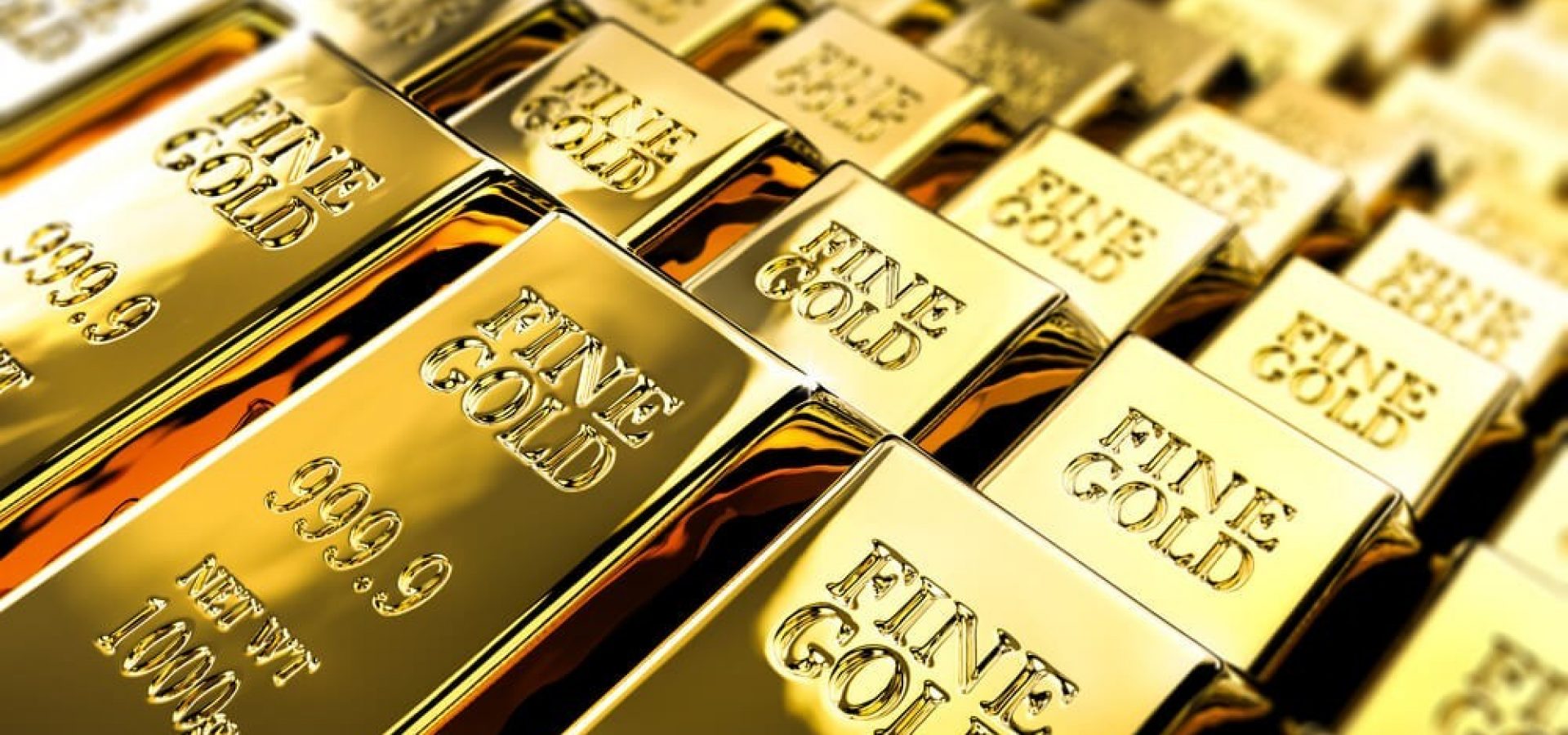 Pile of Gold bars.